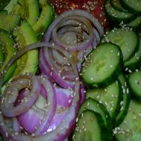 Cool Oriental Cucumber Salad image