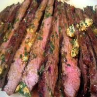 Smoked Paprika Flank Steak With Basil Butter Recipe - (4.4/5) image