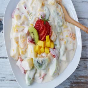 EASY Hawaiian Cheesecake Salad Recipe - BubbaPie_image