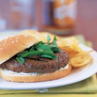 Firecracker Burgers with Cooling Lime Sauce image