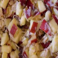 Old Fashioned Apple Salad With Cooked Dressing_image