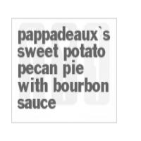Copycat Pappadeaux's Sweet Potato Pecan Pie With Bourbon Sauce_image