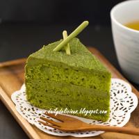 CAKE - Green Tea Chiffon Cake with Green Tea White Chocolate Whipped Ganache Recipe - (4.4/5)_image