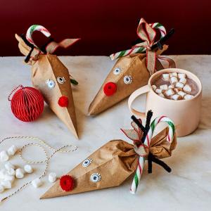 Hot chocolate reindeer cone_image