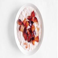 Chilled Plum-Oatmeal Pudding image