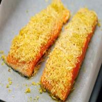 Baked Fish With Cheese Crust_image