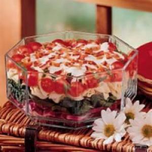Layered Spinach Salad image