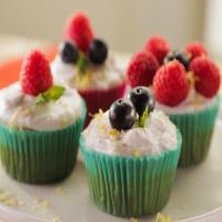 Lemon-Olive Oil Cupcakes with Coconut Whipped Cream_image