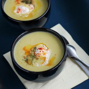 Asparagus, Leek, and Potato Soup_image
