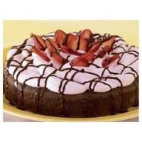 BAKER'S® ONE BOWL Chocolate-Strawberry Cake image