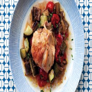 Roasted Chicken Breasts with Ratatouille_image