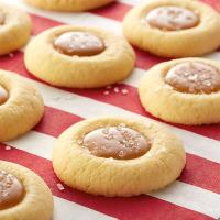 Salted Caramel Thumbprint Cookies_image