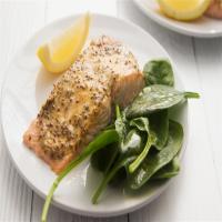 Broiled Salmon with Mustard Glaze_image