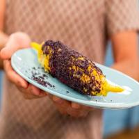 Chipotle Mayo and Blue Corn Tortilla Chips Corn on the Cob image