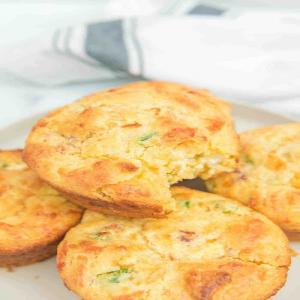 Jalapeño Cornbread Muffins with Cream Cheese - Southern Plate_image