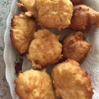 Corn Fritters with Maple Syrup_image