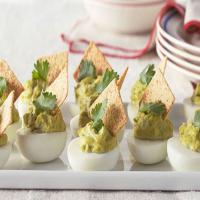 Creamy Guacamole-Stuffed Eggs image