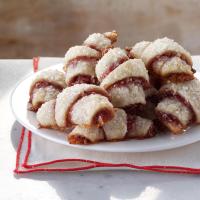 Raspberry-Almond Crescent Cookies image