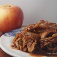 Slow Cooker Apple Barbecue Pulled Turkey_image