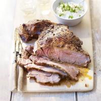 Moroccan-style barbecued leg of lamb image