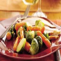 Honey-Lemon Brussels Sprouts and Carrots_image