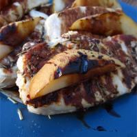 Grilled Pork Chops with Balsamic Caramelized Pears image