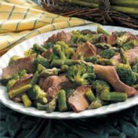 Beefy Broccoli Asparagus Salad image