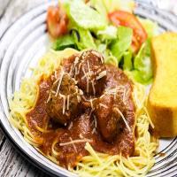 Homemade Italian Spaghetti Sauce and Meatballs_image