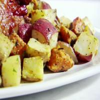 Mixed Roasted Potatoes with Herb Butter image
