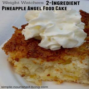 Weight Watchers 2-Ingredient Pineapple Angel Food Cake Recipe_image