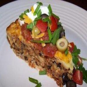 Seven Layer Impossible Taco Pie_image