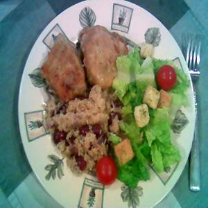 Chicken, Rice, and Grape Pilaf image