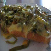 Green Beans & Cheese on Toast image