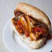 Italian sausage and peppers sandwiches (Fair Dogs) image