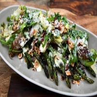 Grilled Chicory and Asparagus Salad_image