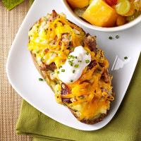 Twice-Baked Breakfast Potatoes for Two image