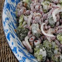 Kidney Beans, Broccoli and Bacon Salad image