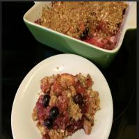 Peach, Rhubarb and Ginger Crisp Recipe - (4.8/5)_image