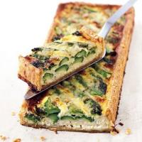 Asparagus & cheese tart image