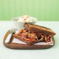 Barbecued Chicken on Garlic Toast image