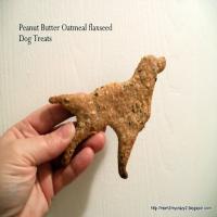 Peanut Butter Oatmeal flaxseed Dog Treat Recipe - (4.4/5) image