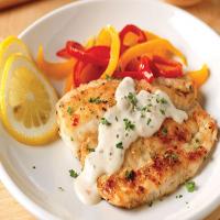 Pan-Fried Fish with Creamy Lemon Sauce for Two image