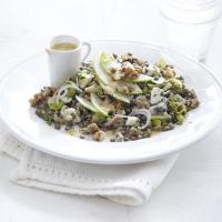 Lentil, walnut & apple salad with blue cheese image