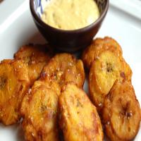 Patacones Recipe: Twice-Fried Plantain With Aji Sauce_image