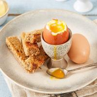 Soft boiled eggs image
