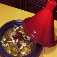 Chicken Tagine With Apricots and Almonds image