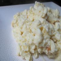 Creamy Cheesy Scrambled Eggs: Christmas Morning Eggstravaganza! image