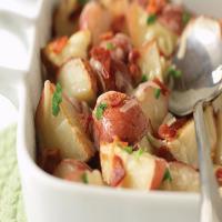 Red Potatoes with Bacon and Cheese image