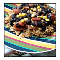 Black Beans over Dirty Rice image