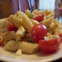 Lemon Pasta Salad With Tomatoes and Feta image